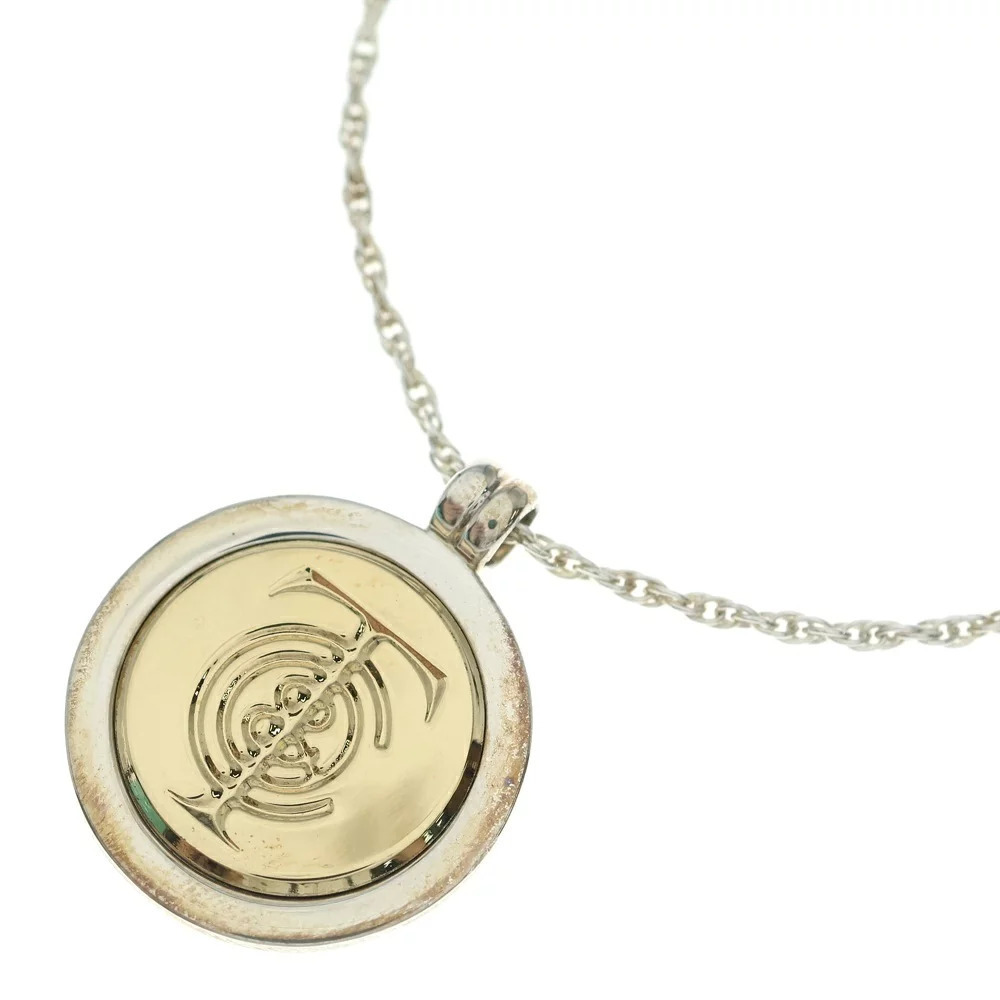 TIFFANY Co Combination coin wallet Necklace Pendant Chain Gold Silver